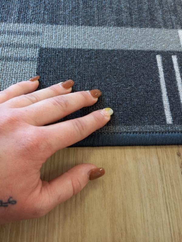 Hall Runner Rugs Montana Grey Huf by the Meter 67cm Wide