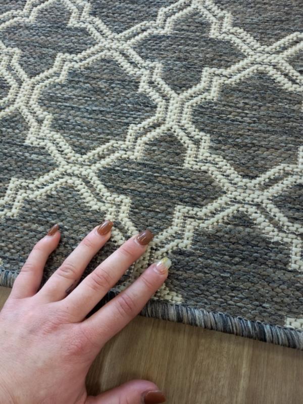 Rubber Back Hall Runner Gest Metal 67cm wide Moroccan by the Meter