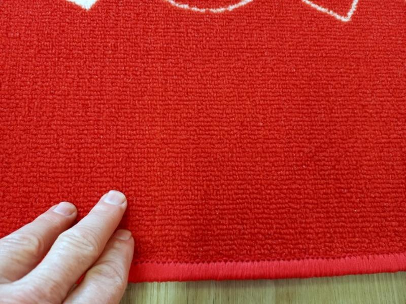 Red Sale Carpet Runner 100cm Wide by the Meter Rubber Backed
