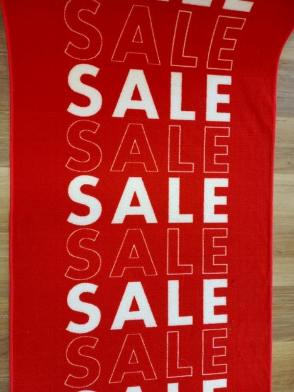Red Sale Carpet Runner 100cm Wide by the Meter Rubber Backed