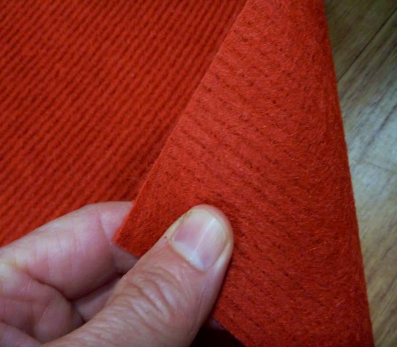 Red Budget Event Carpet 2m Wide x 50m Long Roll Bulk Order 2-3mm Thick - Online Only