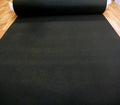 Black Budget Event Carpet 2m Wide x 50m Long Roll Bulk Order 2-3mm Thick - Online Only