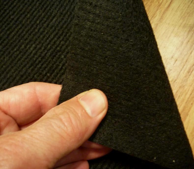 Black Budget Event Carpet 2m Wide x 50m Long Roll Bulk Order 2-3mm Thick - Online Only