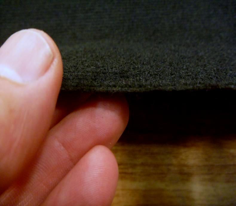 Black Budget Event Carpet 2m Wide x 50m Long Roll Bulk Order 2-3mm Thick - Online Only