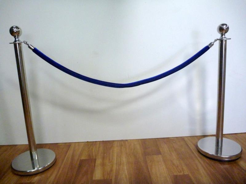 Stainless Steel Sphere Bollard Stand Queue Barriers Crowd Control