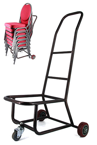Chair Trolley on Wheels Bronze for Stacking for ScatterMats Banquets, Events Chairs Online
