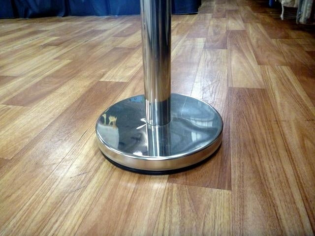 10 Stainless Steel Queue Barrier Bollard Posts & 9 Silky Twist Braided Ropes Package Deal