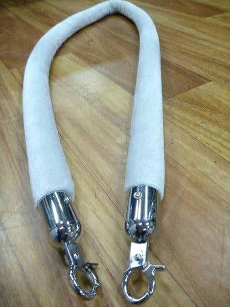 10 Stainless Steel Stanchion Queue Barrier Bollard Posts and 9 Velvet Cord Ropes Package Deal