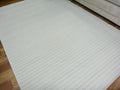 Unique Ridges Lines Cream 160x230cm Woolen Flatweave Floor Area Woven Rugs