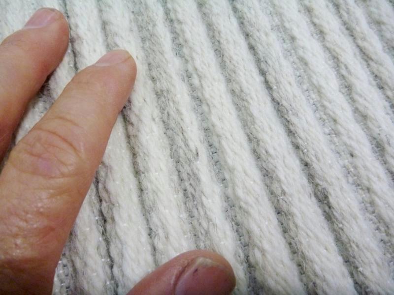 Unique Ridges Lines Cream 160x230cm Woolen Flatweave Floor Area Woven Rugs