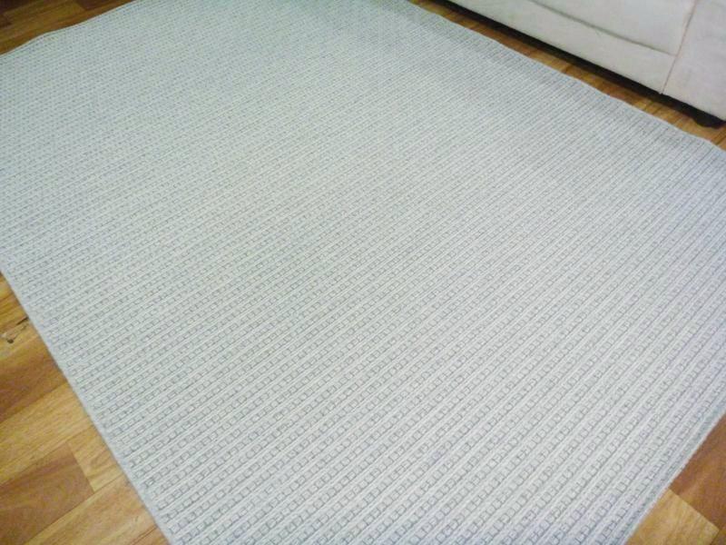 Unique Ridges Warm Grey Stitches 160x230cm Woolen Flatweave Floor Area Woven Rugs