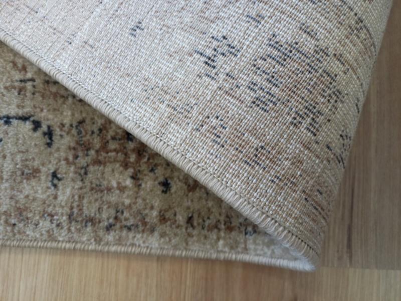 Persian Wash Design Hall Runner Chorus Beige Allover 80cm wide by the meter Soft Feel