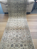 Persian Wash Design Hall Runner Chorus Beige Allover 80cm wide by the meter Soft Feel
