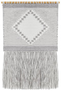 Tapestry Wall Hanging - Modern Target, Grey