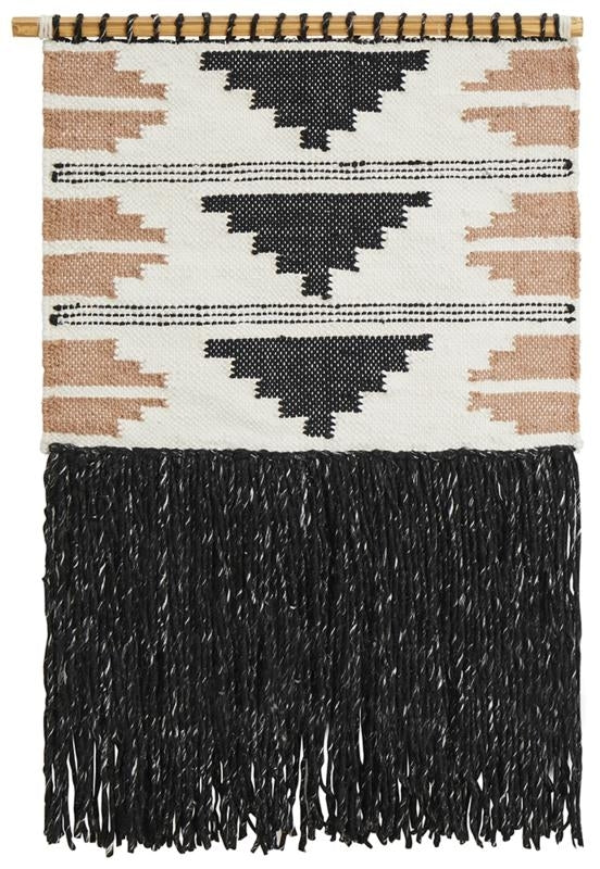 Tapestry Wall Hanging - Traditional Descent, Charcoal
