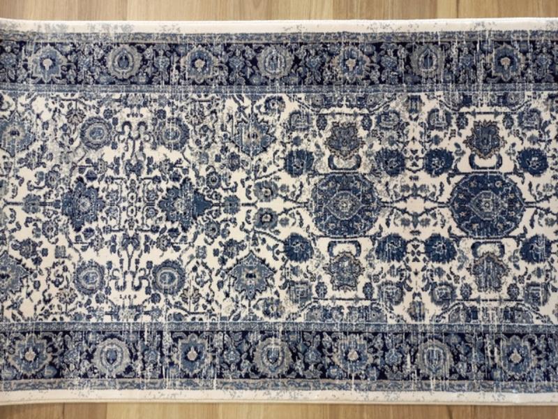 Hall Runner 80cm Wide Heritage Cream Classic All Over Pattern by the Meter Soft Feel Pile