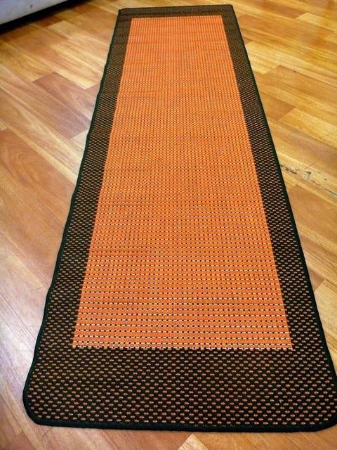 Flat-weave Evalasting Terracotta Floor Rugs Door Mats & Runner Rubber Backed