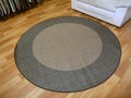 Sunrise Brown Black Flat-Weave Area Floor Rugs also Hall Runners and Round