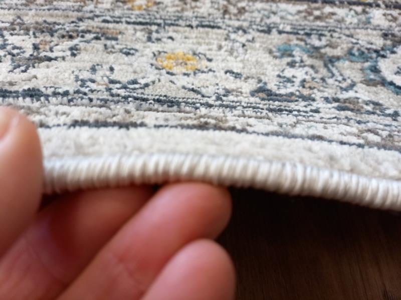 Super Soft Persia 80cm Wide Hall Runner Taupe Medallion by the Meter