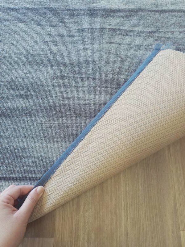Rubber Back Hall Runner Grey Rama 67cm Wide by the Meter