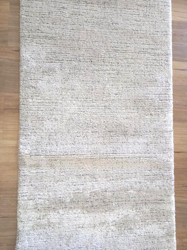 Luxury Hall Runner by the Meter 80cm Wide Stone Lavishly Soft Pile 14mm Thick