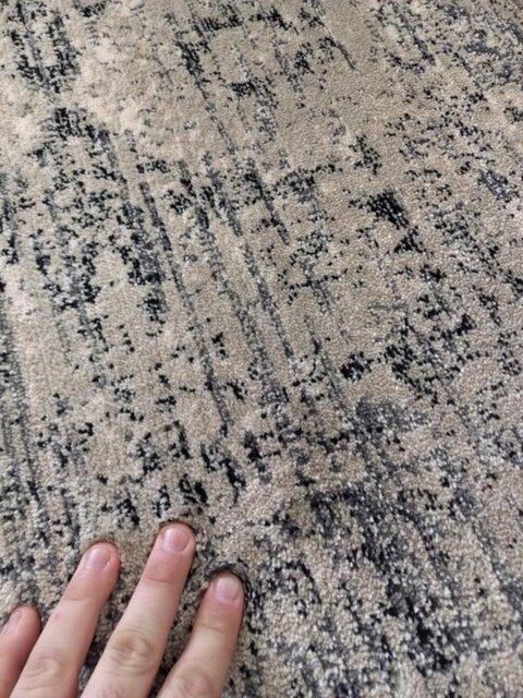 Persian Wash Design Hall Runner Chorus Cream Medallions 80cm wide by the meter Soft Feel