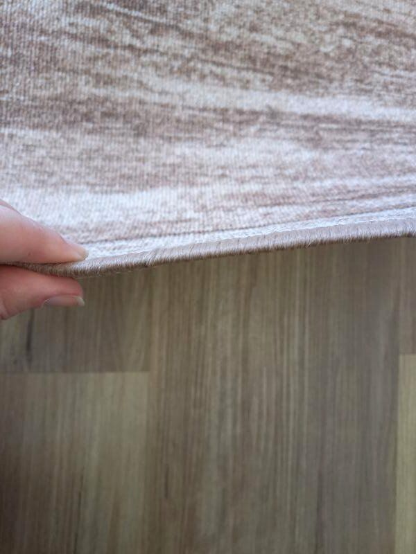 Rubber Back Hall Runner Beige Rama 67cm Wide by the meter