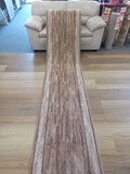 Rubber Back Hall Runner Beige Rama 67cm Wide by the meter