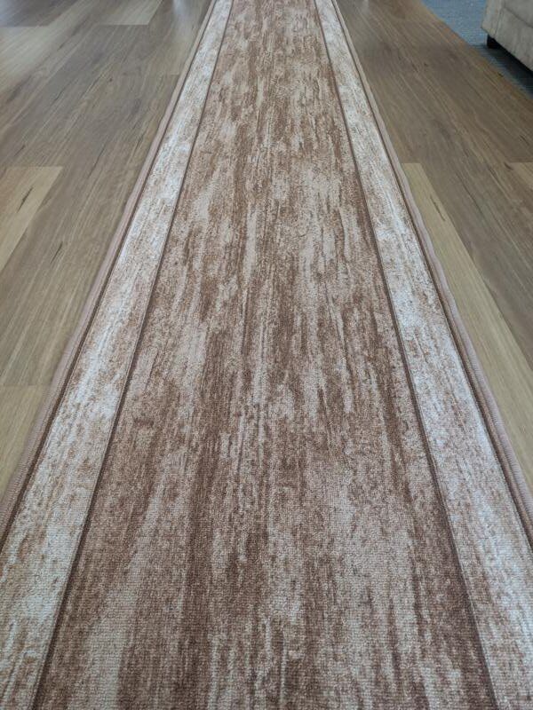 Rubber Back Hall Runner Beige Rama 67cm Wide by the meter
