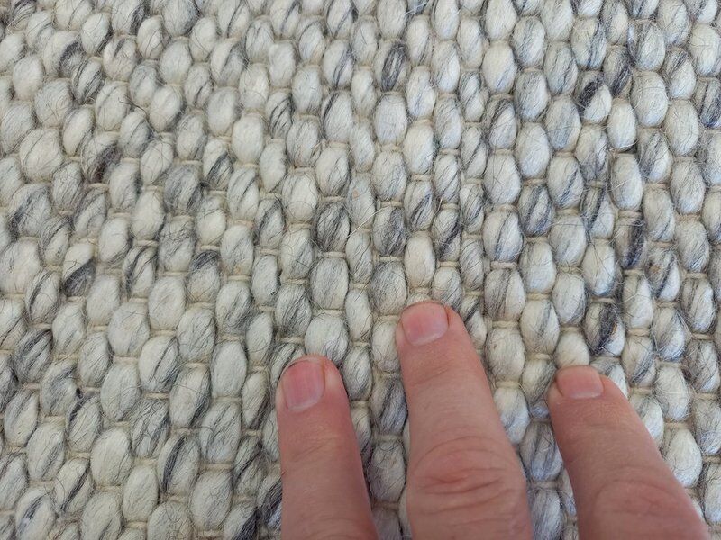 Wool Hall Runner Elements Smoke 80cm Wide by the meter