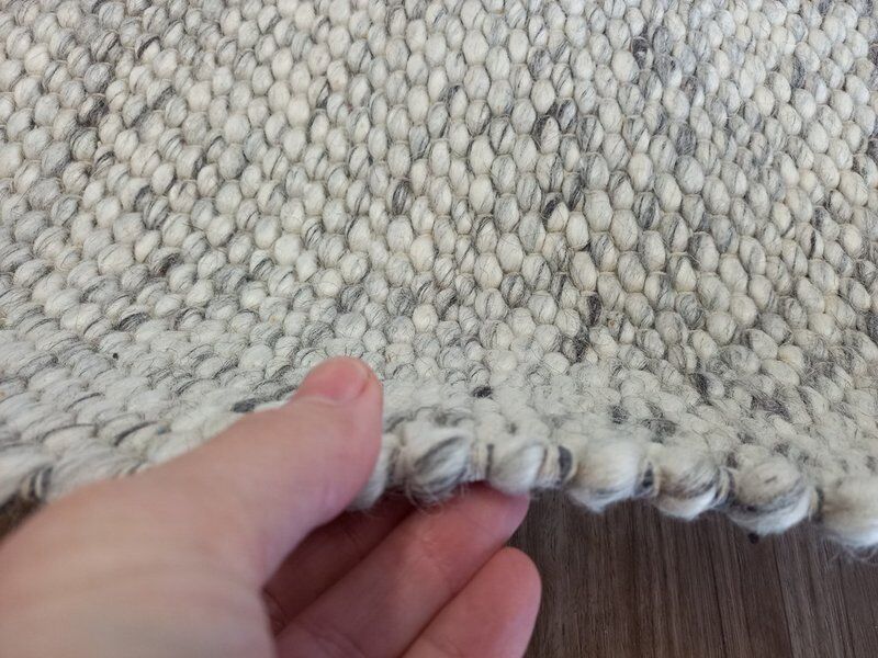 Wool Hall Runner Elements Smoke 80cm Wide by the meter