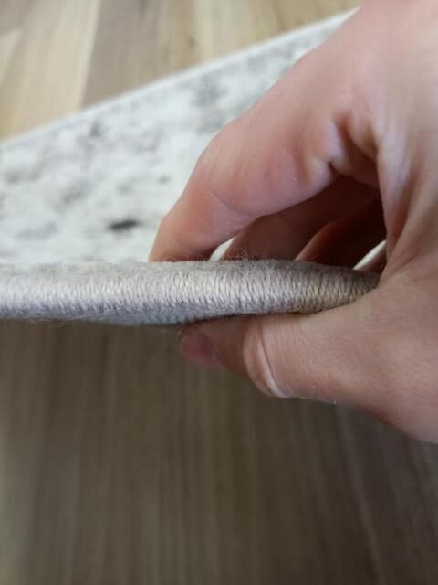 Hall Runner by the meter High Quality Imagination Allover Beige Taupe Persian Design 13mm Thick