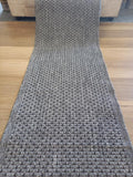 Clearance Hall Runners Gest Silver Grey Flatweave Plain Design 67 or 80cm Wide End of Roll Edged
