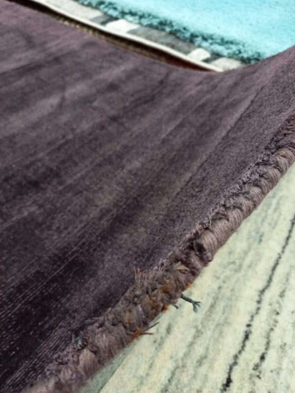 Modern Rugs Opulant Hand Loomed Tip Sheared Brown