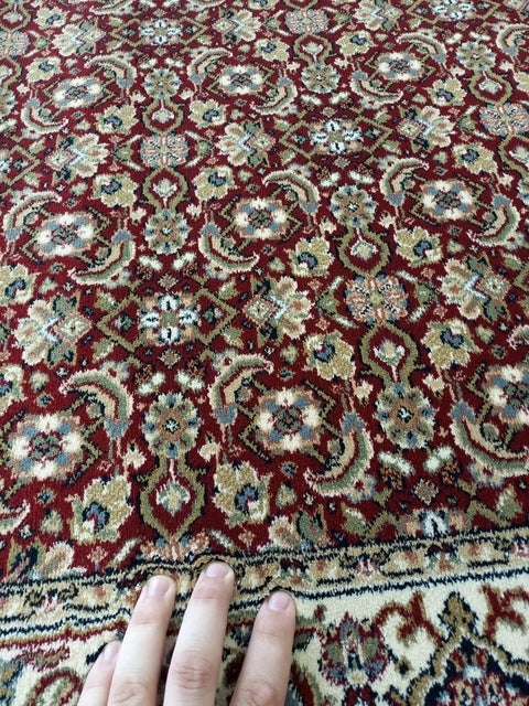 Clearance Hall Runners Red Elite Allover Diamond 100 or 120cm Wide End of Roll Edged