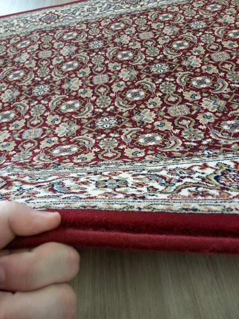 Clearance Hall Runners Red Elite Allover Diamond 100 or 120cm Wide End of Roll Edged