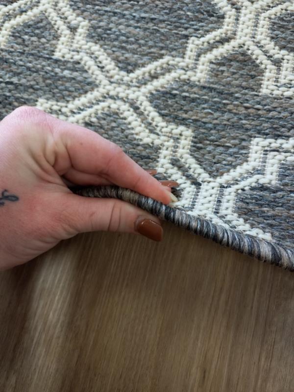 Clearance Hall Runners Gest Metal Flat-weave Moroccan 67cm Wide End of Roll Edged