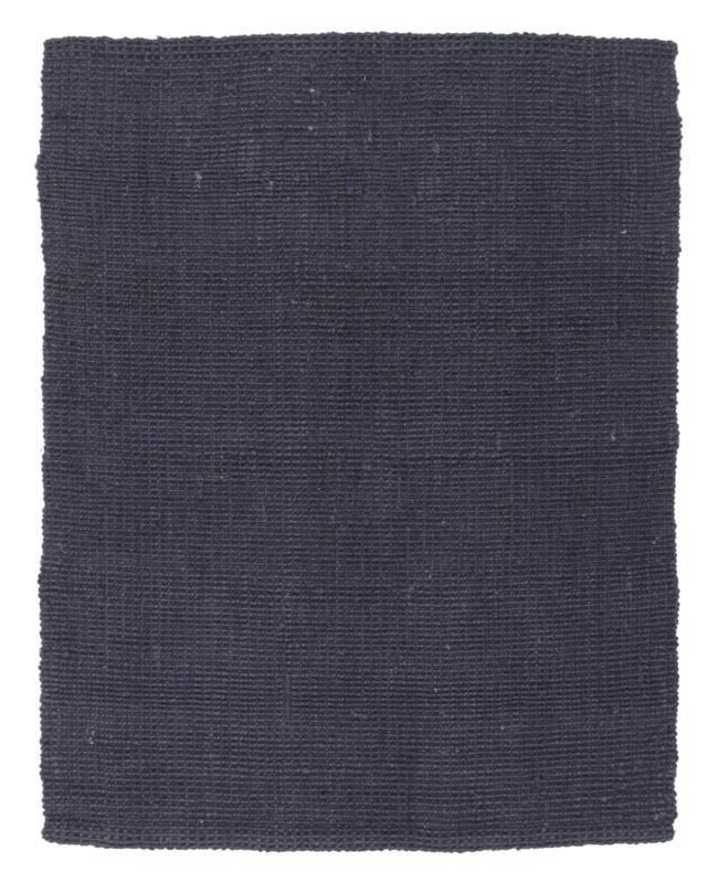 Chunky Natural Fiber Barim Navy Floor Area Rug and Runners