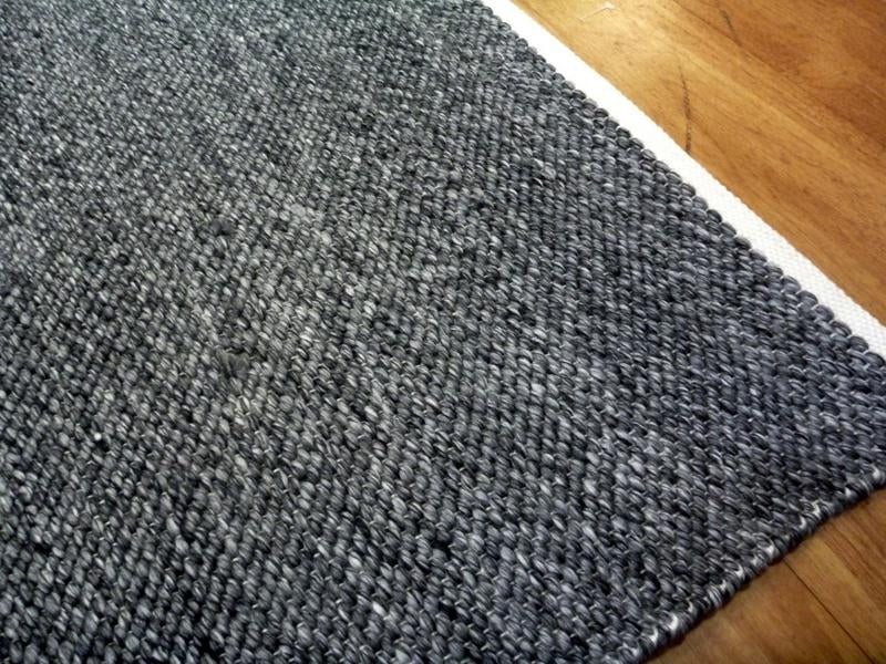 Outdoor or Indoor High Quality Luxury Pile Dark Grey Floor Area Rug 9mm Thick