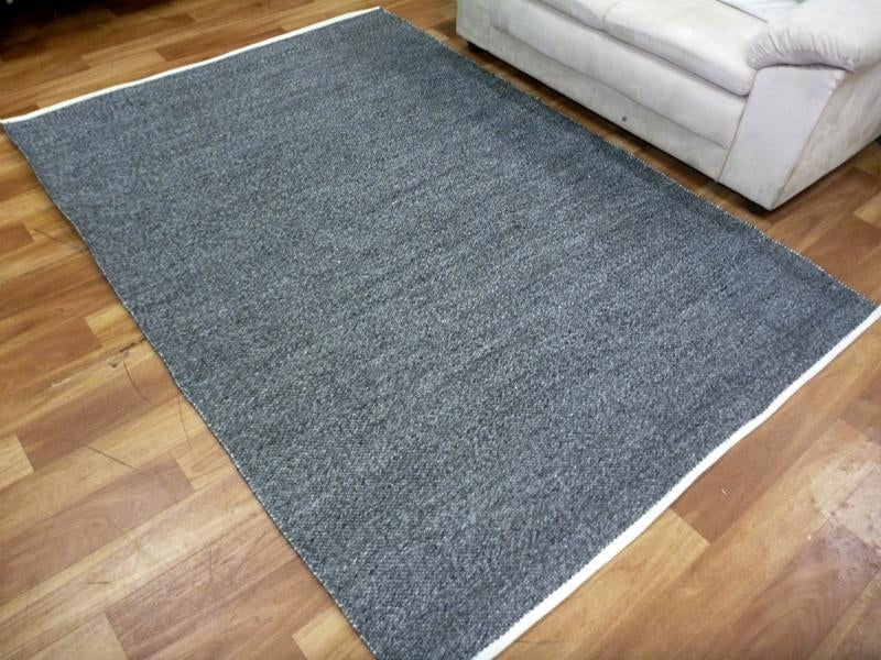 Outdoor or Indoor High Quality Luxury Pile Dark Grey Floor Area Rug 9mm Thick