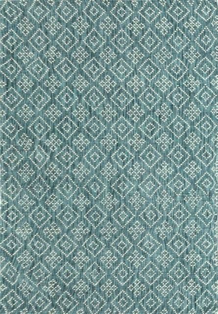 Flatwoven Wool Hazelmere Design Diamonds Grey Teal Floor Area Rugs and Runners
