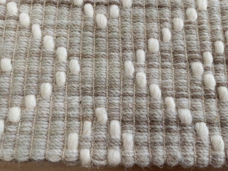 Flatwoven Wool Hazelmere Design Diamonds Natural Floor Area Rugs and Runners