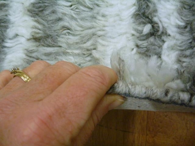 Modern Design NZ Wool Textured Shag Spirit Dark Grey Floor Area Rugs