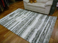 Modern Design NZ Wool Textured Shag Spirit Dark Grey Floor Area Rugs