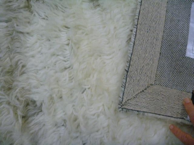 Modern Design NZ Wool Textured Shag Spirit Silver Floor Area Rugs