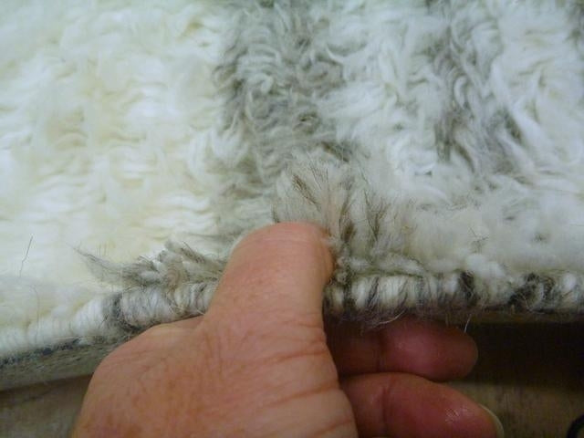 Modern Design NZ Wool Textured Shag Spirit Silver Floor Area Rugs