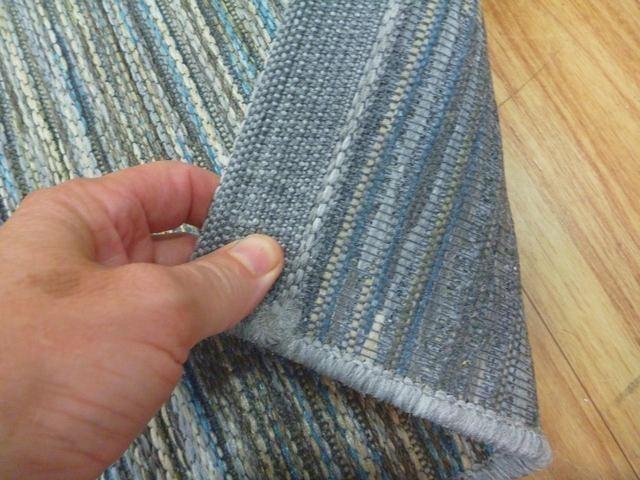 Brighton Grey Blue Coloured Outdoor Patio Floor Area Rugs and Runners