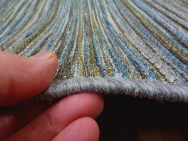 Brighton Grey Blue Coloured Outdoor Patio Floor Area Rugs and Runners