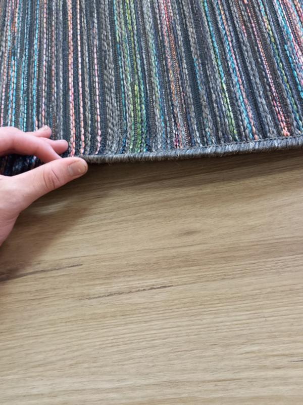 Brighton Gunmetal with Multiple Colour Designs Outdoor Patio Floor Area Rugs and Runners