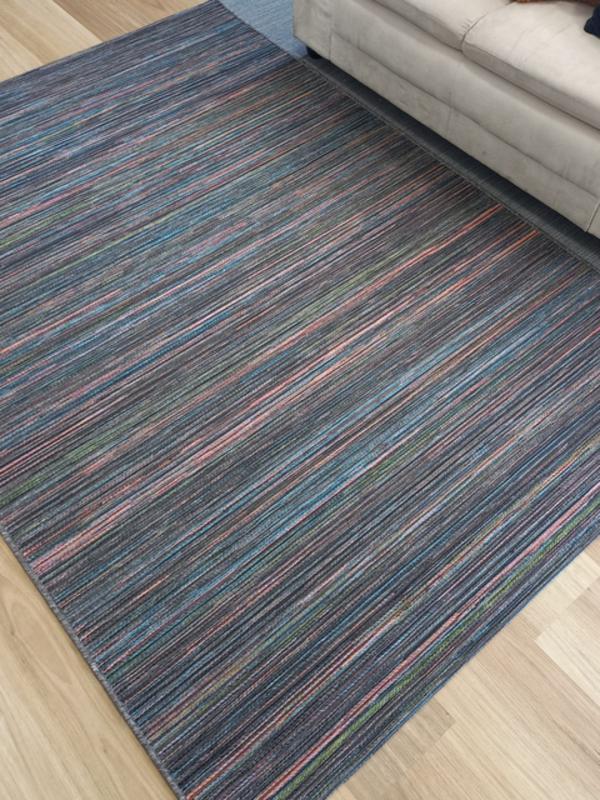 Brighton Gunmetal with Multiple Colour Designs Outdoor Patio Floor Area Rugs and Runners